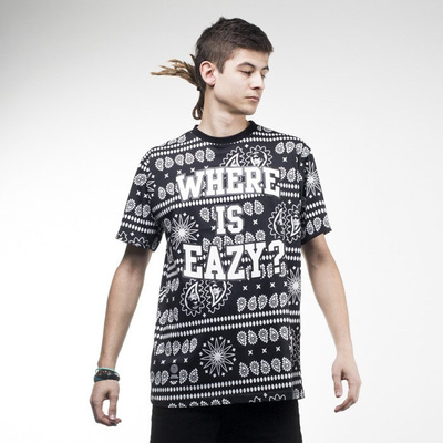 Mass Denim koszulka t-shirt Where is Eazy black