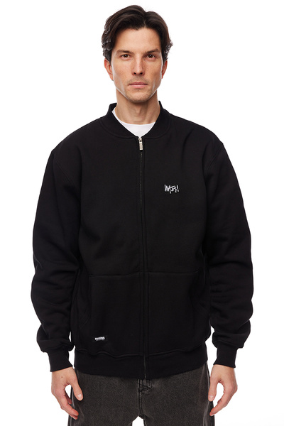 Mass DNM bluza Sweatshirt Signature Patch Baseball - czarna