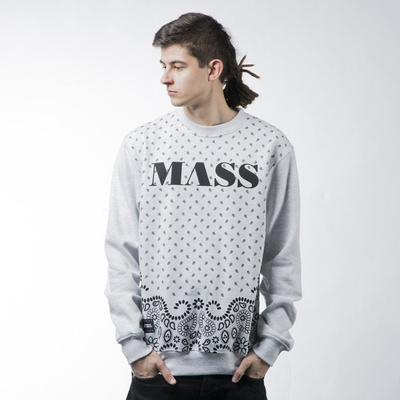 Mass Denim sweatshirt bluza Bandana crewneck white BLAKK