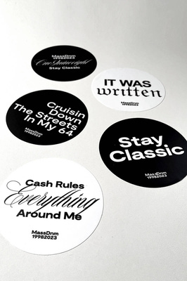 Mass Denim wlepki Stay Classic Stickers 