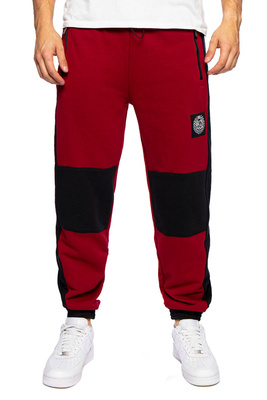 Mass DNM spodnie dresowe Berg Sport Sweatpants - bordowe
