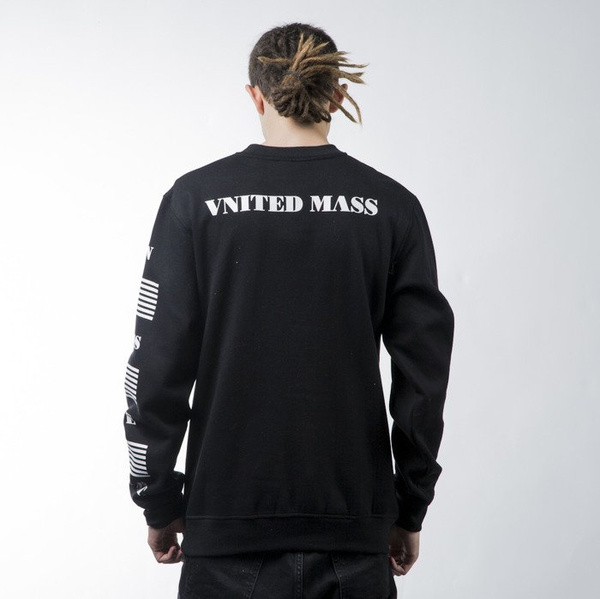 Mass Denim sweatshirt bluza Empire crewneck black BLAKK