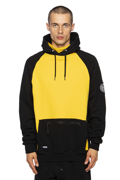 Mass DNM bluza Sweatshirt Berg Hoody - żółta