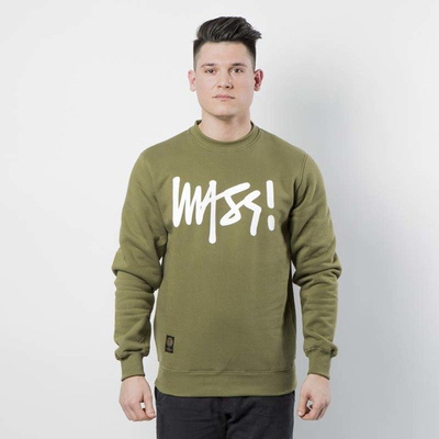 Mass DNM bluza Sweatshirt Crewneck Signature - khaki