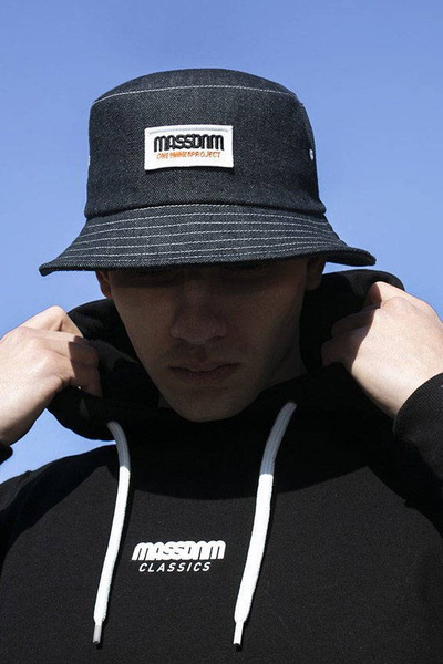 Mass Denim kapelusz Worker Bucket Hat - granatowy