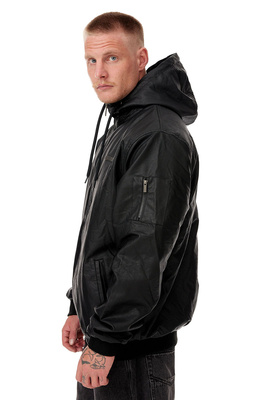 Mass DNM kurtka zimowa Jacket Flyer Quilted - czarna