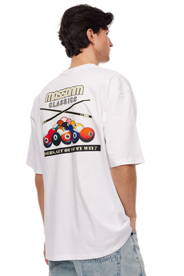 Mass DNM koszulka 98 Ball T-shirt - biała