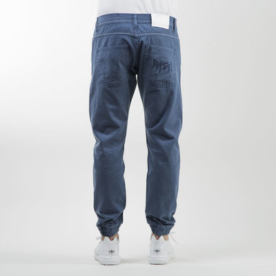 Mass Denim spodnie jogger pants Signature sneaker fit blue stone