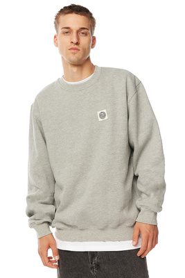 Mass DNM bluza Sweatshirt Patch Crewneck - szara