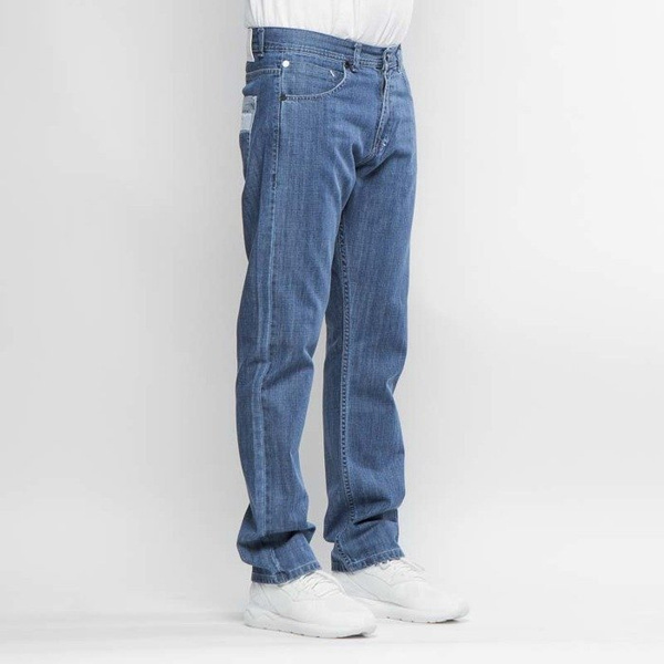 Mass DNM spodnie Demo Jeans Regular Fit - blue