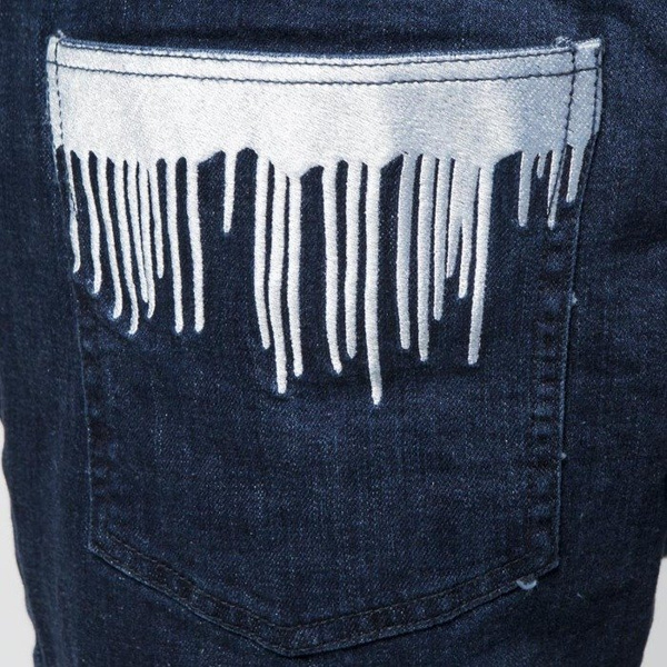 Mass DNM spodnie Drip Top Joggers Jeans Trap Fit - rinse