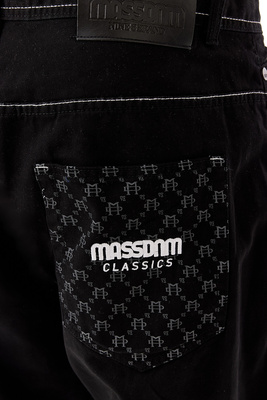 Mass DNM spodnie Pants Nexus Extra Baggy Fit - czarne