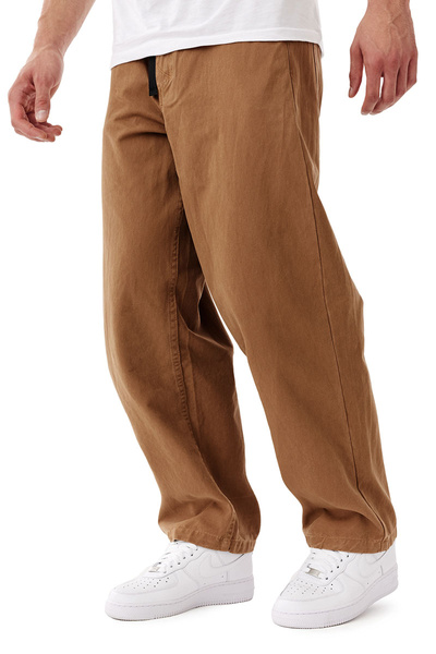 Mass DNM spodnie Pants Clamber Baggy Fit - brązowe