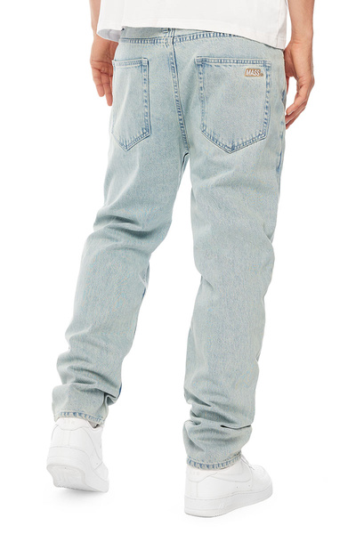 Mass DNM spodnie Box Jeans Relax Fit - jasnoniebieskie