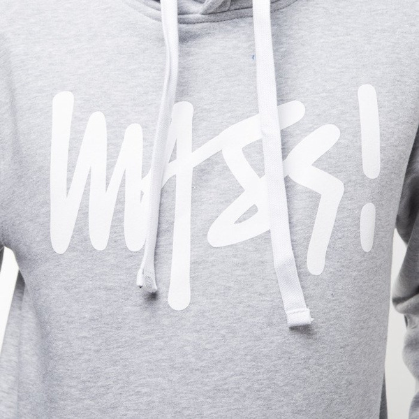 Mass Denim bluza sweatshirt Signature hoody light heather grey