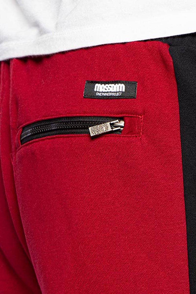 Mass DNM spodnie dresowe Berg Sport Sweatpants - bordowe
