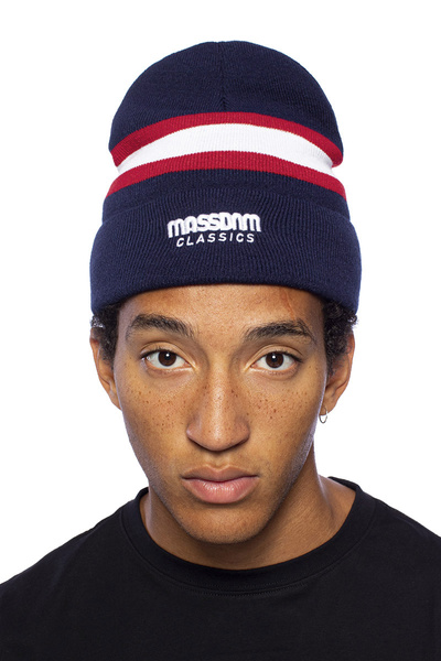 Mass DNM czapka zimowa Sector Beanie - granatowa