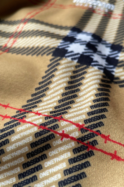 Mass DNM bluza Sweatshirt Tartan Hoody - wielokolorowa