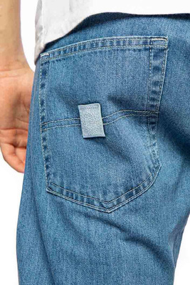 Mass DNM spodnie Base Jeans Regular Fit - jasnoniebieskie