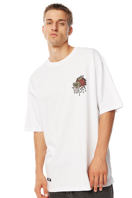 Mass Denim Koszulka Dragon T-shirt biała