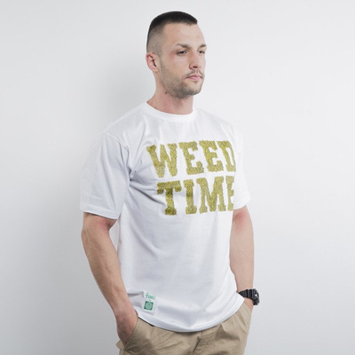 Mass Denim koszulka Weed Time white