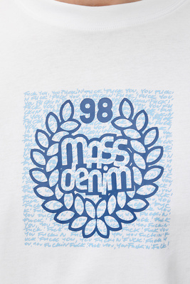Mass DNM koszulka Hey You T-shirt - biała