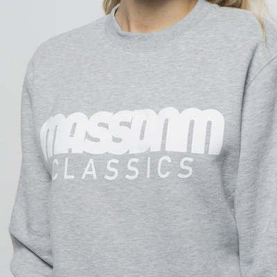 Mass DNM damska bluza Sweatshirt Crewneck Classics WMNS - light heather grey