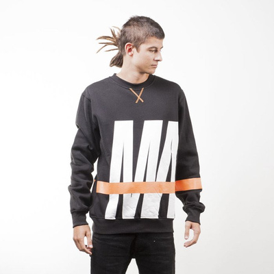 Mass Denim bluza sweatshirt Split crewneck black