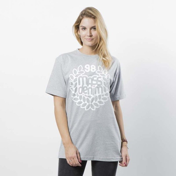 Mass DNM koszulka damska Base T-shirt - light heather grey