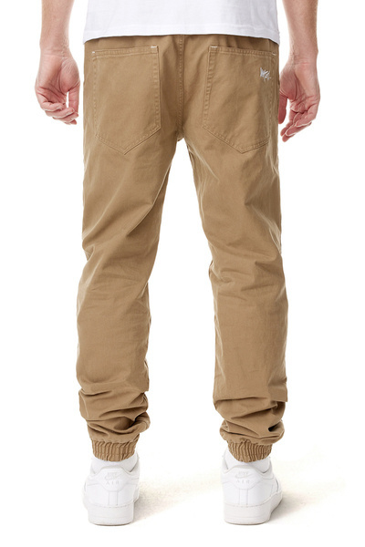 Mass DNM Joggers Pants Signature 2.0 Sneaker Fit - beżowe