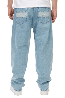 Mass DNM spodnie Jeans Target Baggy Fit - niebieskie