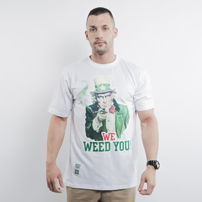 Mass Denim koszulka We Weed You white