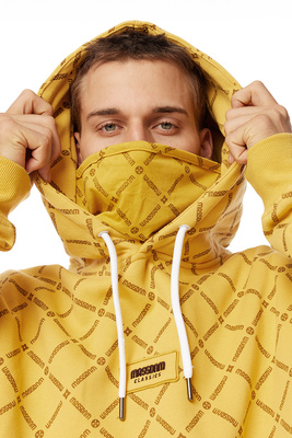 Mass DNM bluza Sweatshirt Monogram Hoody żółta