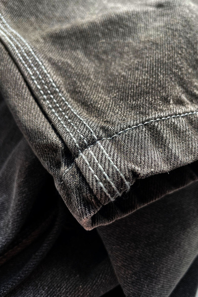 Mass DNM spodnie Jeans Beginner Original Baggy Fit - czarne