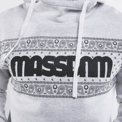 Mass Denim bluza Compton Hoody light heather grey