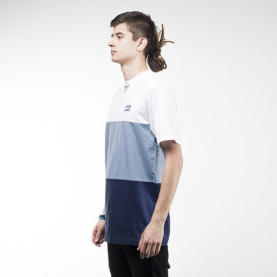 Mass Denim koszulka t-shirt Horizon steel blue / navy