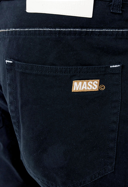 Mass DNM spodnie Box Pants Relax Fit - granatowe