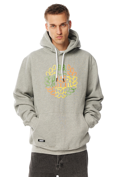 Mass DNM bluza Sweatshirt Patchwork Hoody szara