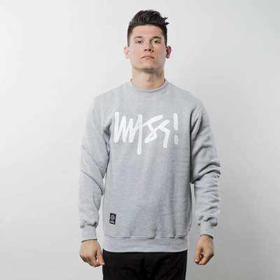 Bluza Mass Denim Sweatshirt Crewneck Signature - light heather grey