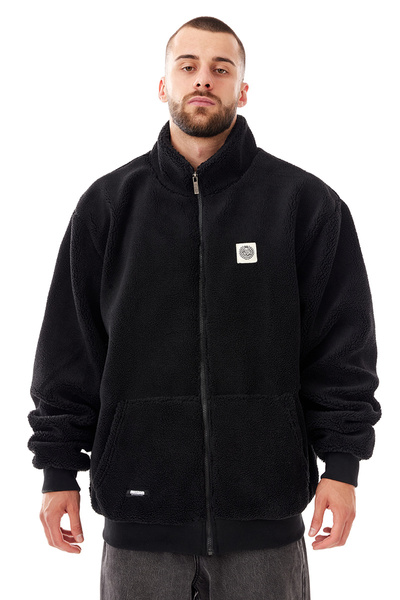 Mass DNM kurtka Patch Teddy Zip Jacket - czarna