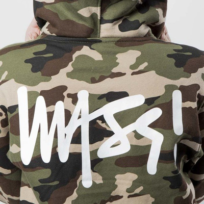 Mass DNM damska bluza Sweatshirt Hoody Half Zip Signature WMNS - woodland camo
