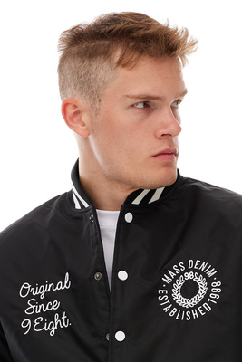 Mass DNM kurtka zimowa Elementary Satin Jacket - czarna