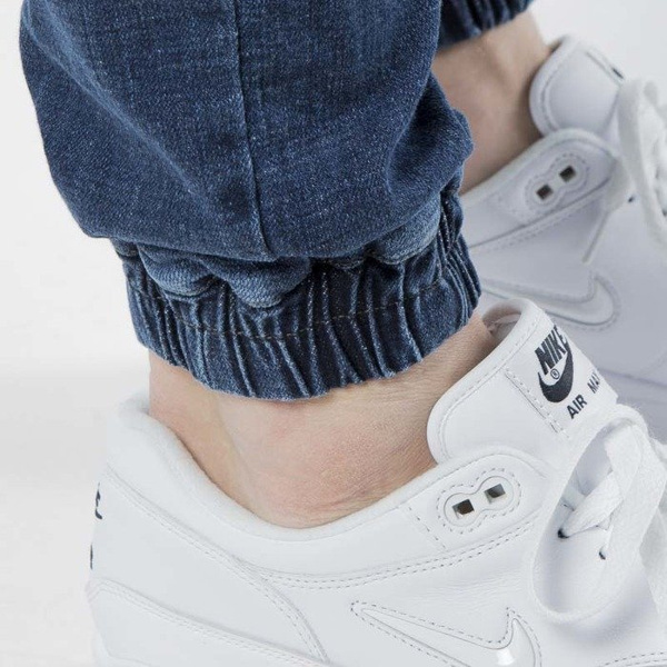 Mass DNM spodnie Joggers Jeans Sneaker Fit Campus - dark blue