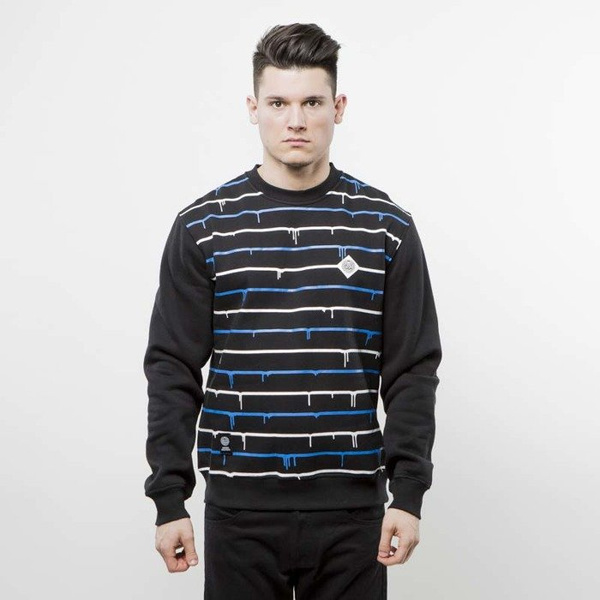 Mass Denim bluza crewneck Dripline black