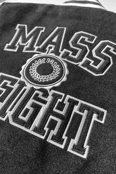 Mass DNM kurtka Jacket Athletic Baseball - ciemnoszara