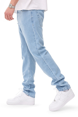 Mass DNM spodnie Signature 2.0 Jeans Tapered Fit - jasnoniebieskie