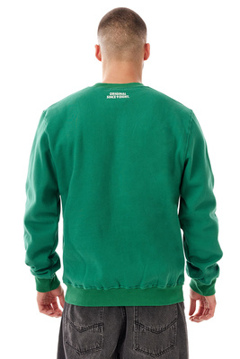 Mass DNM bluza Sweatshirt Patch Crewneck - zielona
