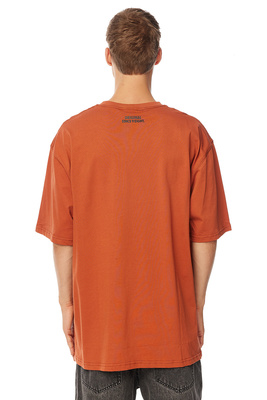 Mass Denim Koszulka Mini Box T-shirt ceglasta