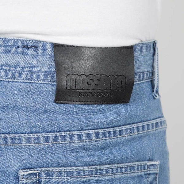 Mass Denim spodnie jeans Patrol tapered fit light blue SS2017