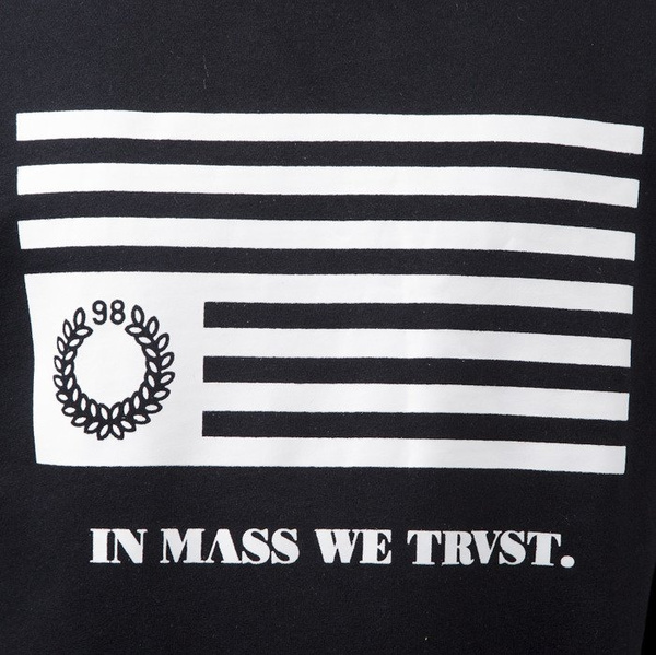 Mass Denim sweatshirt bluza Empire crewneck black BLAKK